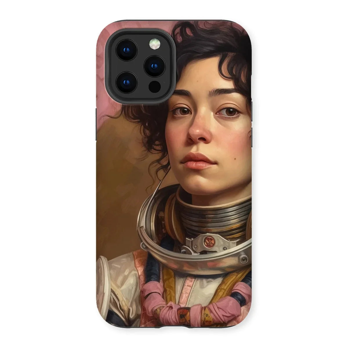 Faustina - Lesbian Latina Astronaut Iphone Case 13 Pro Max / Matte Mobile Phone Cases