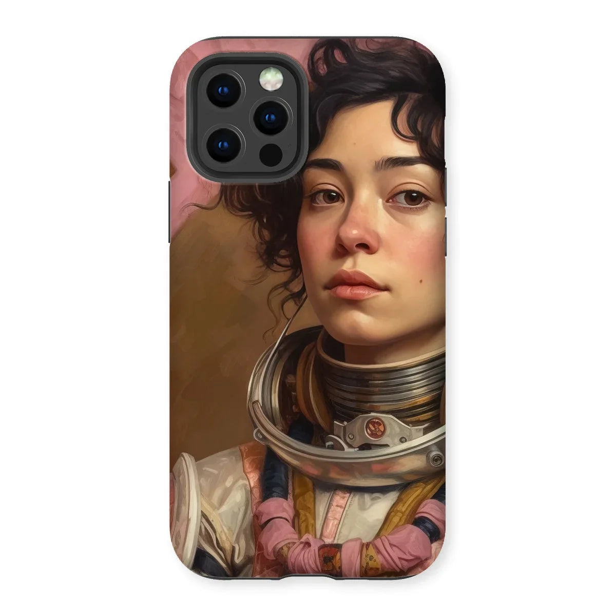 Faustina - Lesbian Latina Astronaut Iphone Case 12 Pro / Matte Mobile Phone Cases