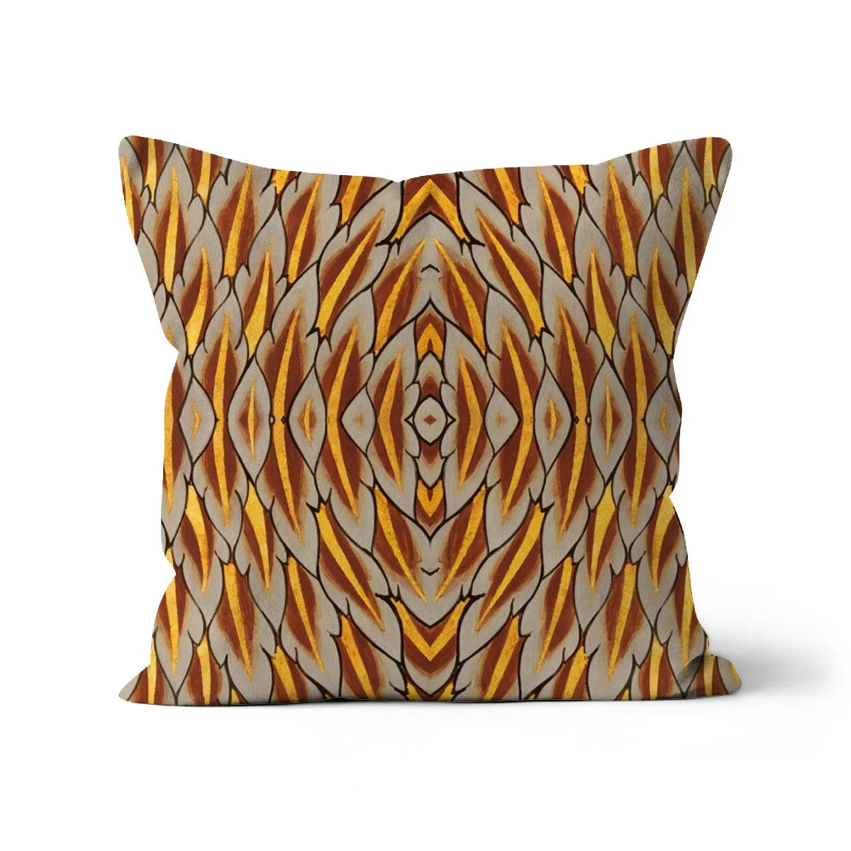 Featherweight Champion Cushion - Decorative Throw Pillow - Linen / 18’x18’ - Throw Pillows - Aesthetic Art