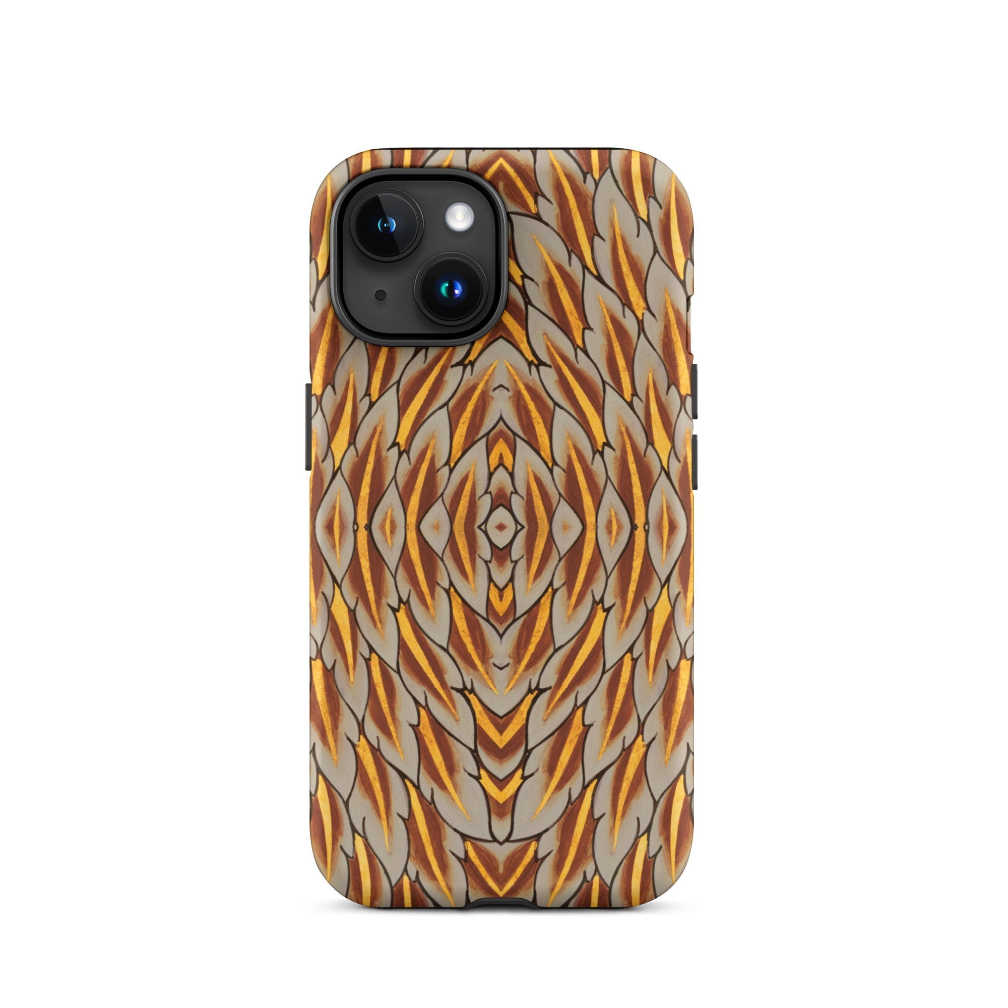 Featherweight Champion Garuda Feathers Iphone Case, 15 / Matte, Patterned Iphone Case