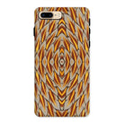 Featherweight Champion Garuda Feathers Iphone Case, 8 Plus / Matte, Smartphone Case Abstract Geometric Pattern Shades Brown Orange