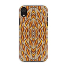 Featherweight Champion Garuda Feathers Iphone Case, Xr / Matte, Phone Case Abstract Geometric Pattern Warm Earth Tones