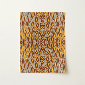 Featherweight Champion - Trippy Thai Garuda Art Print / Canvas, 12x16’’ / 31x41cm / Unframed / no Border, Posters Prints & Visual Artwork,