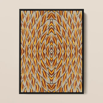 Featherweight Champion - Trippy Thai Garuda Art Print / Canvas, Trippy Thai Garuda, Thai Garuda Art, Ancient Thai Mythology