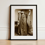 Female Model Standing - Alphonse Mucha Art Print / Canvas, Inside Mucha’s Rue, Rue Du Val-de-grâce, Czech Painter’s Photographic, Painter’s