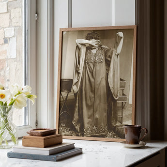 Female Model Standing - Alphonse Mucha Art Print / Canvas, Posters Prints & Visual Artwork, Toby Leon