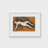 Female Nude - Francis Augustus Lathrop Art Print / Canvas, Panel Left Deliberately, Bare, Figure, Lathrop’s, Oil Sketch Surrenders, Prints