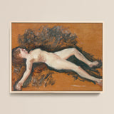Female Nude - Francis Augustus Lathrop Art Print / Canvas, 16x12’’ / 41x31cm / Natural Frame, Posters Prints & Visual Artwork, Toby Leon
