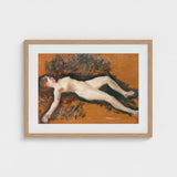 Female Nude - Francis Augustus Lathrop Art Print / Canvas, Panel Left Deliberately, Bare, Figure, Lathrop’s, Oil Sketch Surrenders, Prints