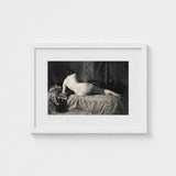 Female Nude from the Back Art Print / Canvas Anonymous Parisian Camera, Operator, Young Model, Bistre Register, Wet-collodion Plate Prints