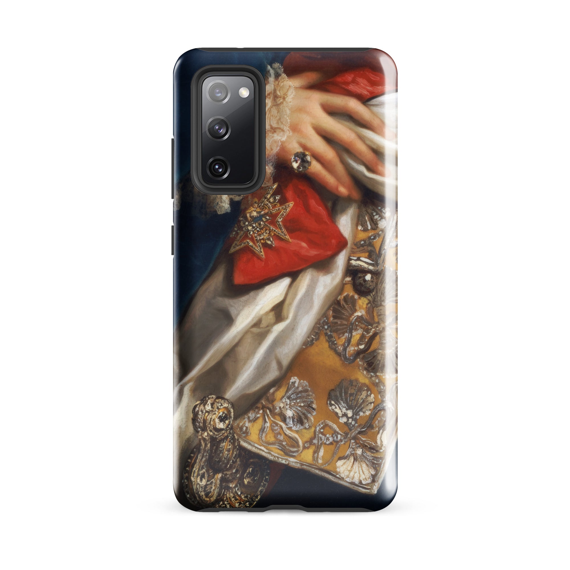Ferdinand Iv Anton Raphael Mengs Samsung Case, Galaxy S20 Fe / Gloss, Smartphone Case Classical Painting Hand Adorned Jewelry Ornate