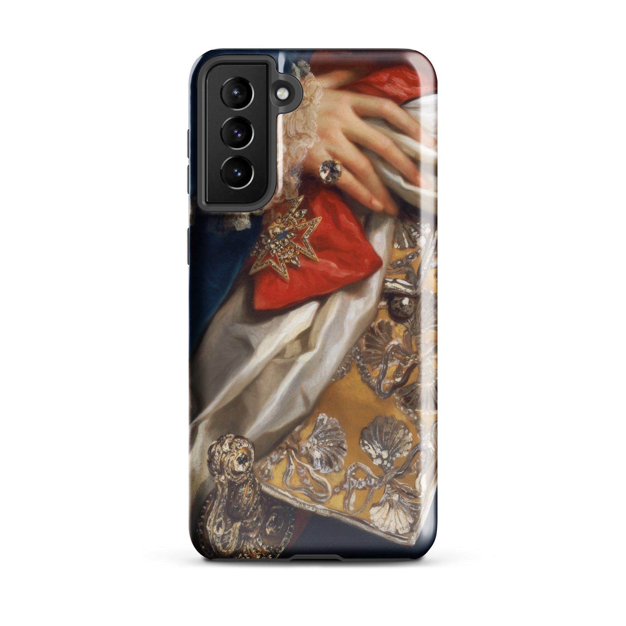 Ferdinand Iv Anton Raphael Mengs Samsung Case, Galaxy S21 Plus / Gloss, Smartphone Case Classical Painting Person Ornate Attire