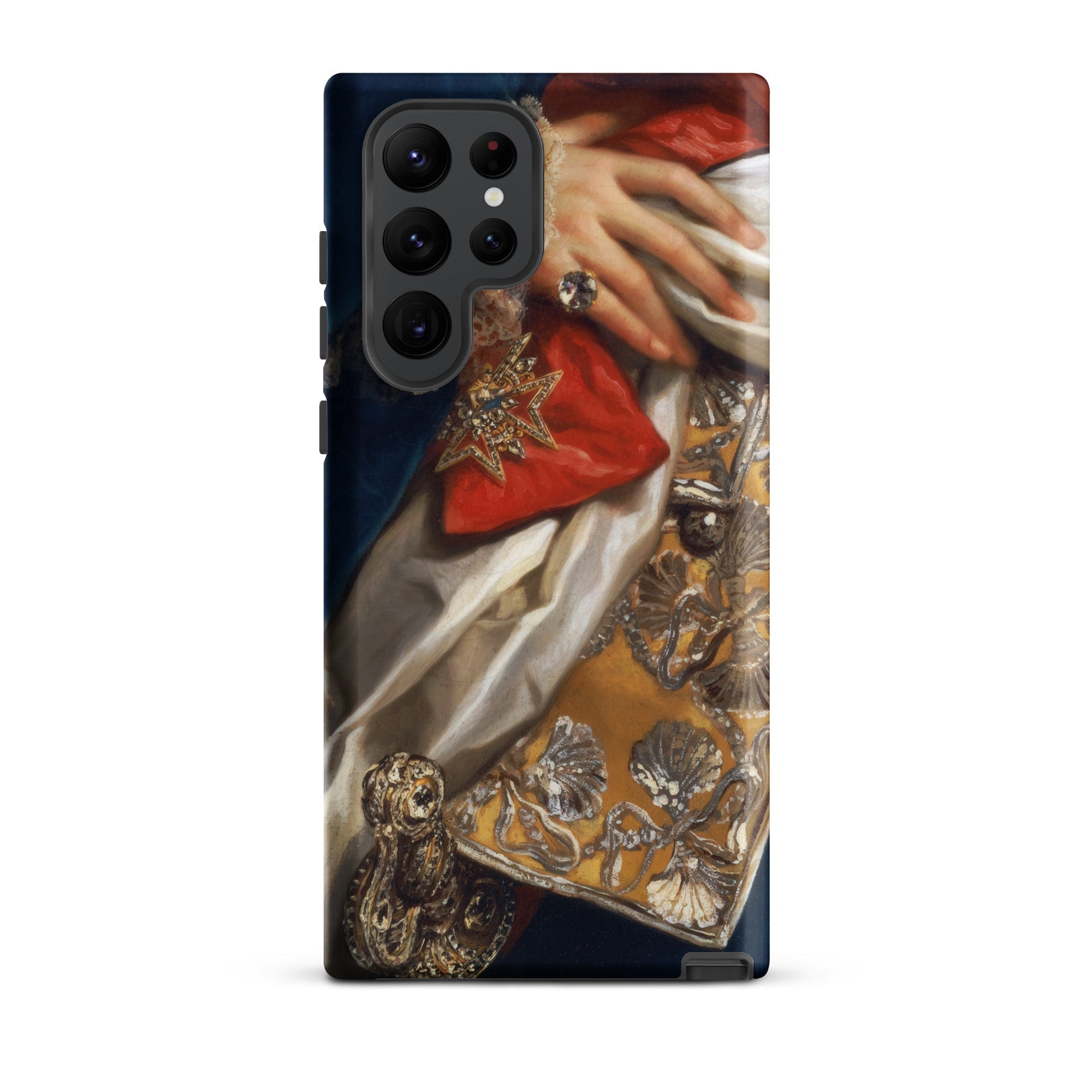 Ferdinand Iv Anton Raphael Mengs Samsung Case, Galaxy S22 Ultra / Matte, Samsung Galaxy S23 Ultra Case Classical Painting Hand