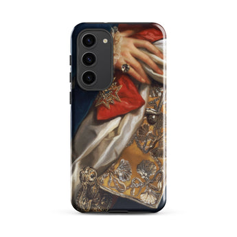 Ferdinand Iv - Anton Raphael Mengs Samsung Case, Galaxy S23 Plus / Gloss, Phone Case Classical Painting Hand Adorned Jewelry Elaborate