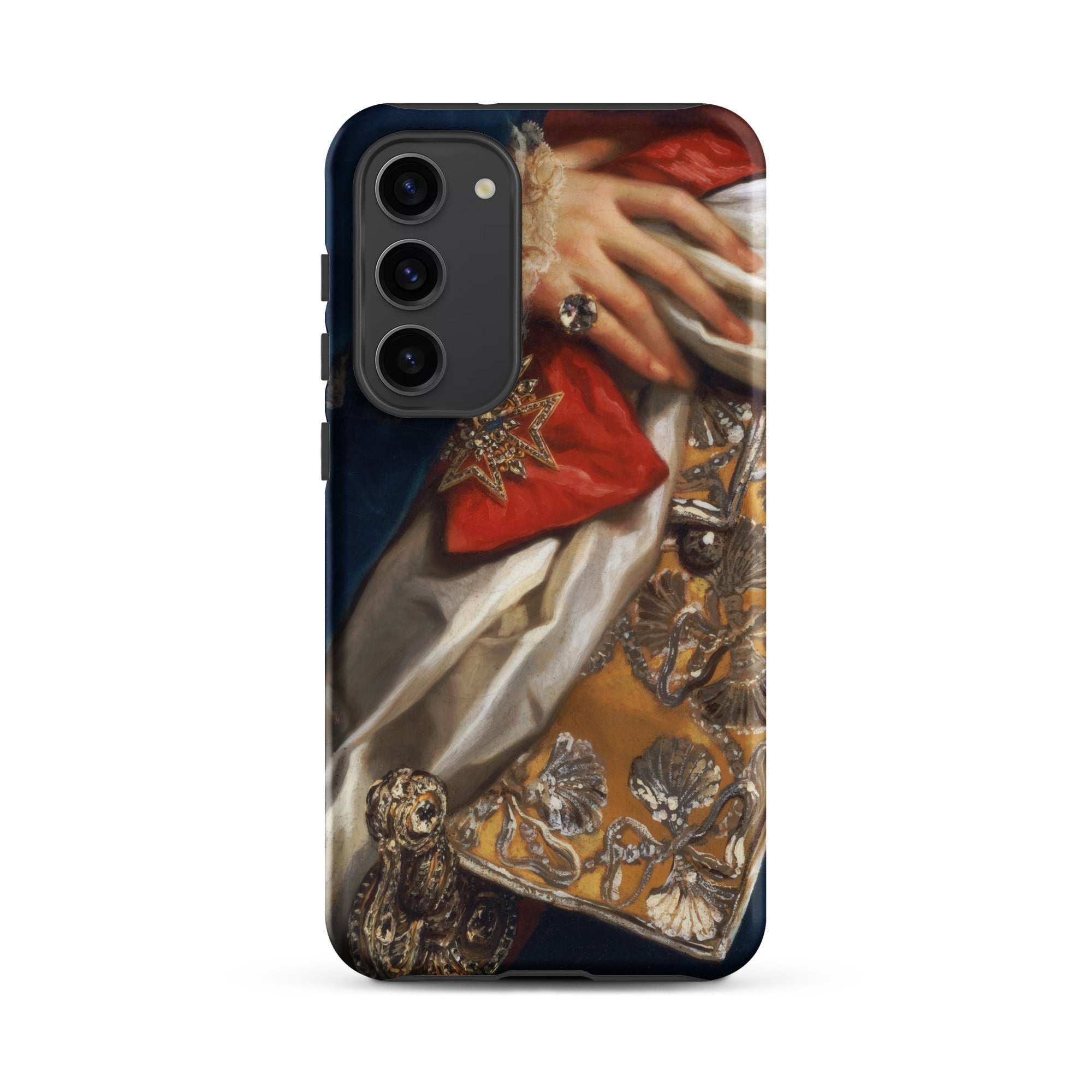 Ferdinand Iv Anton Raphael Mengs Samsung Case, Galaxy S23 Plus / Matte, Phone Case Classical Painting Hand Ornate Attire Dog