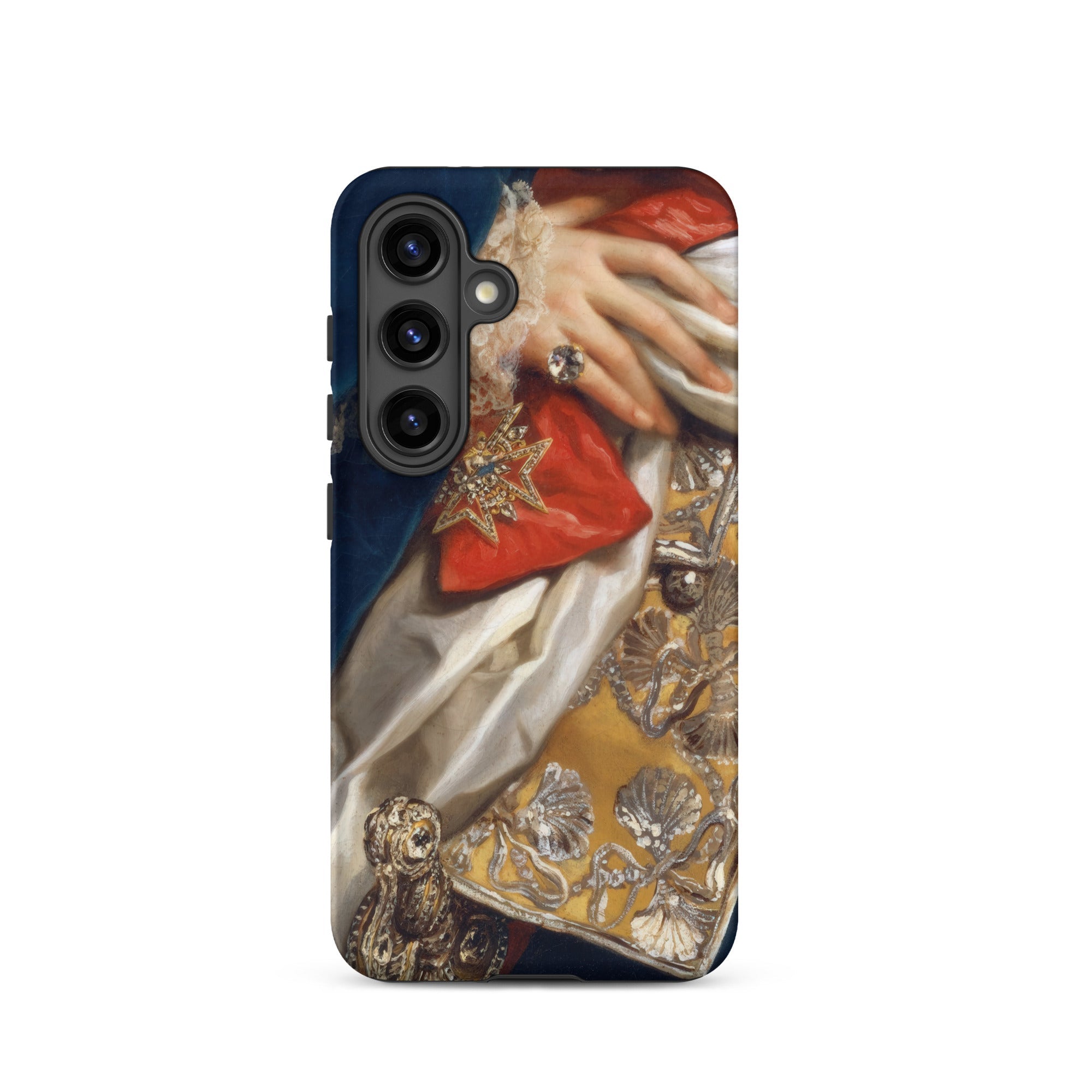 Ferdinand Iv Anton Raphael Mengs Samsung Case, Galaxy S24 / Matte, Smartphone Case Classical Painting Person Ornate Attire Detailed