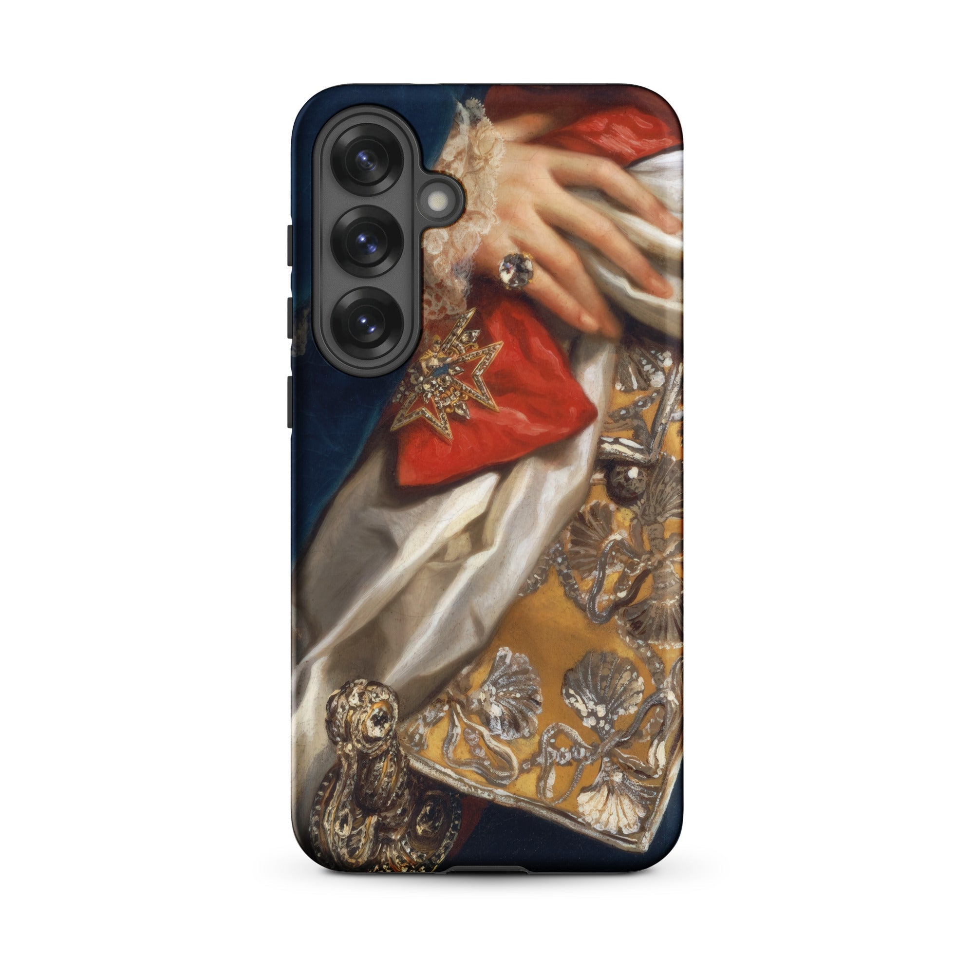 Ferdinand Iv Anton Raphael Mengs Samsung Case, Galaxy S25 Plus / Matte, Phone Case Detailed Painting Regal Figure’s Attire Hand