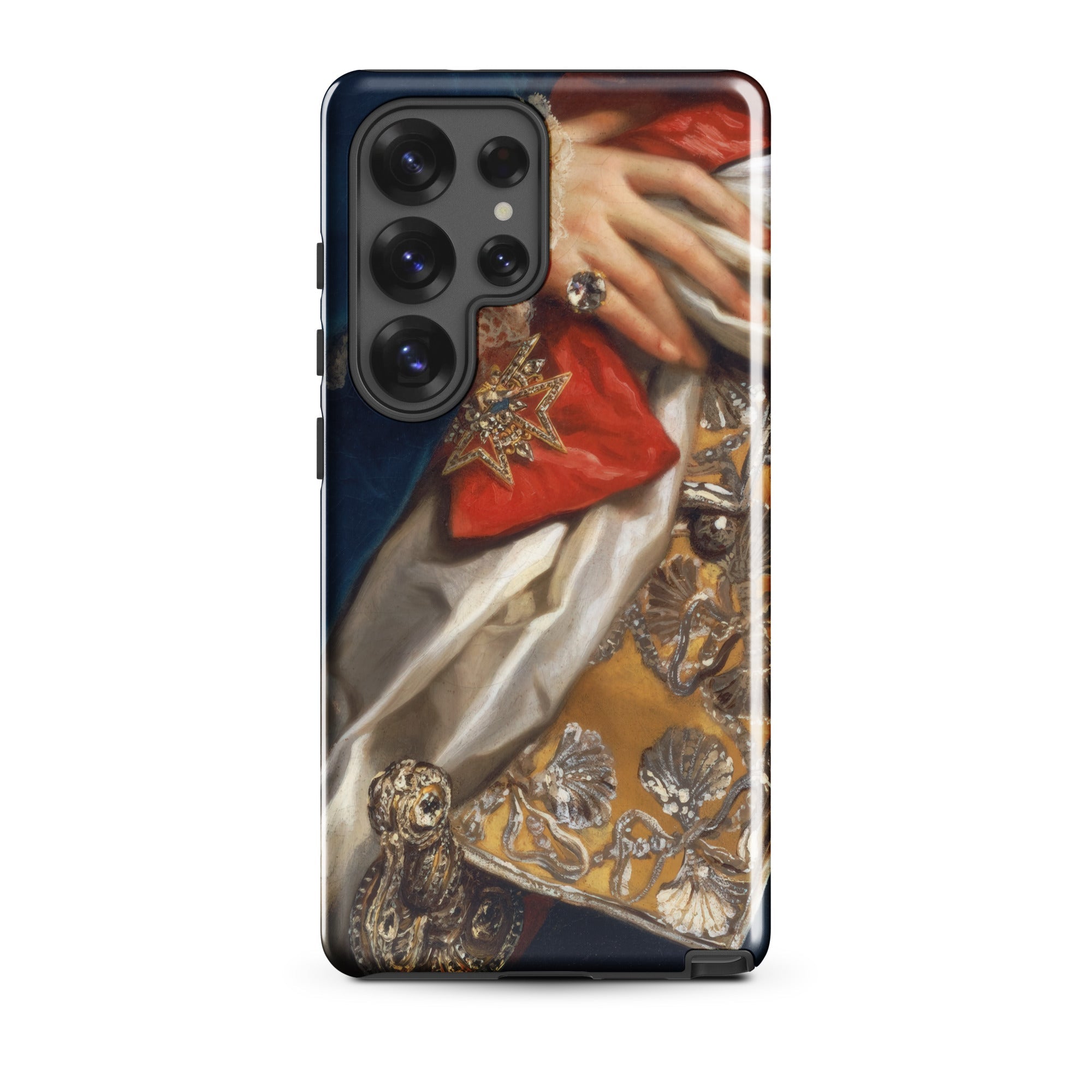 Ferdinand Iv Anton Raphael Mengs Samsung Case, Galaxy S25 Ultra / Gloss, Smartphone Case Classical Painting Hand Ornate Clothing Dog