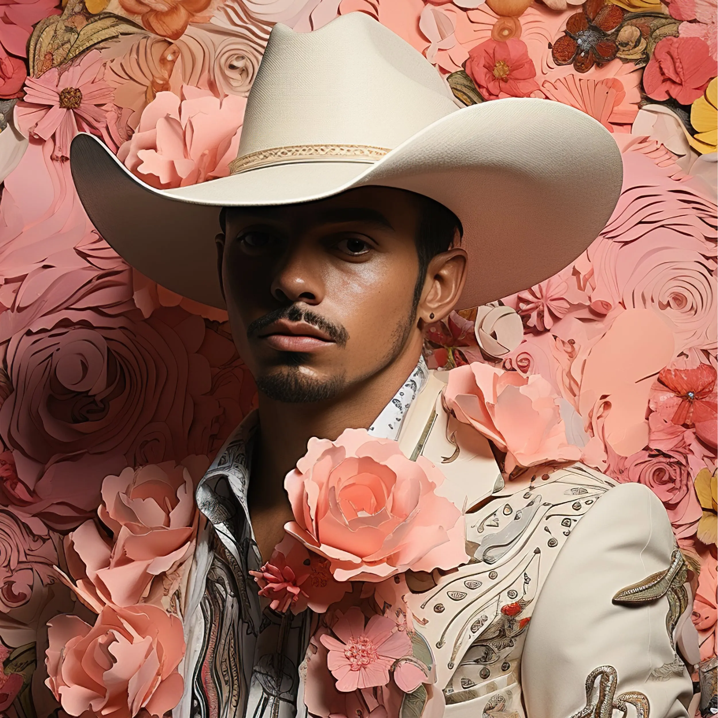 Fernando - Gay Mexican Cowboy Art Print - Vaquero Queerart - Posters Prints & Visual Artwork - Aesthetic Art