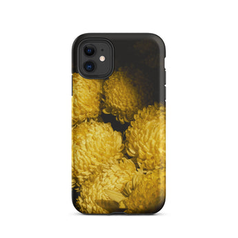 Field of Dreams - Chrysanthemums Iphone Case, 11 / Matte, Floral-patterned Phone Case