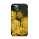 Field of Dreams - Chrysanthemums Iphone Case, 11 Pro Max / Matte, Yellow Floral Iphone Case