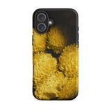 Field of Dreams - Chrysanthemums Iphone Case 16 Plus / Matte Yellow Floral Phone Case Hoi An’s Splendor, Chrysanthemums Iphone Case,