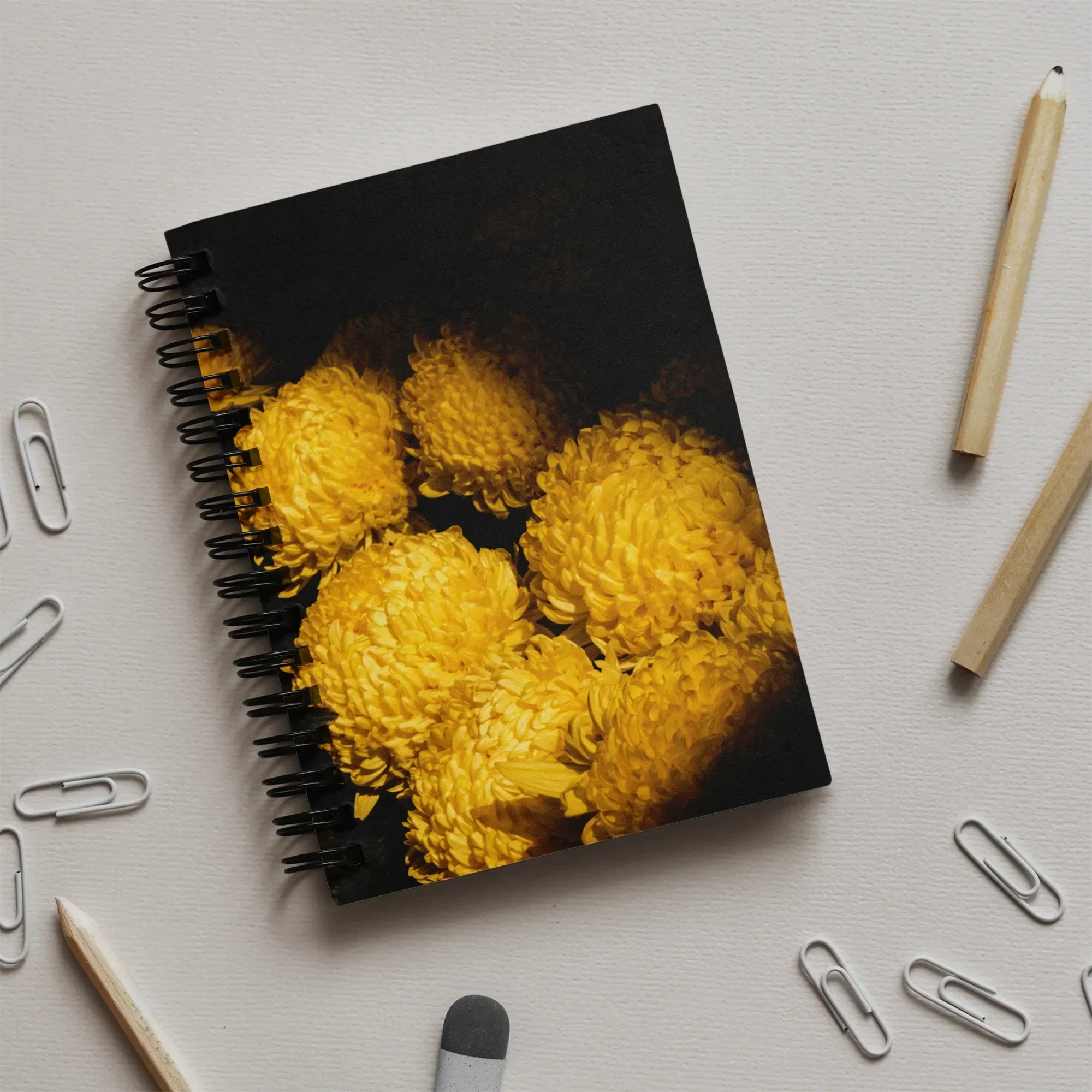 Field of Dreams - Chrysanthemums Notebook Notebooks & Notepads