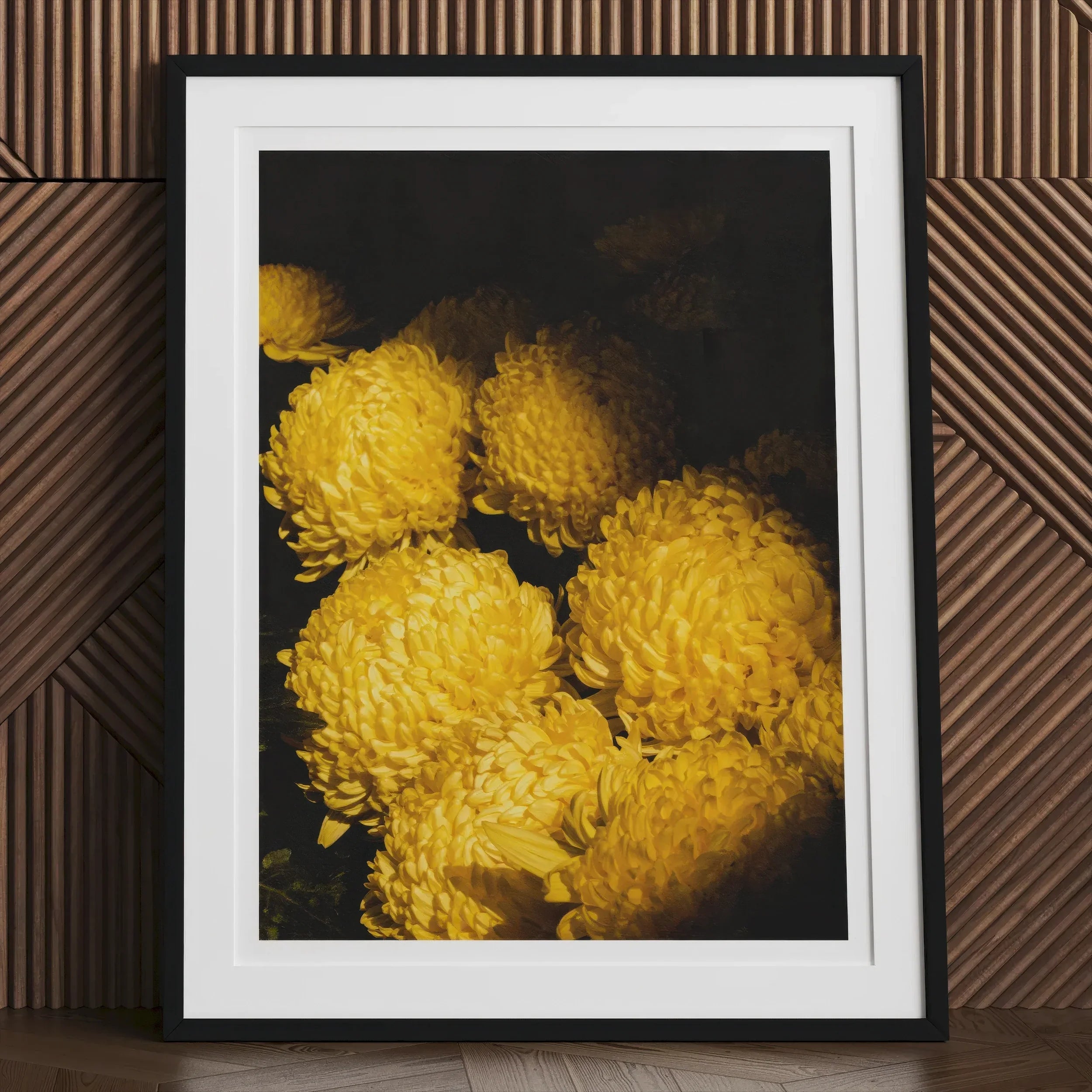 Field of Dreams - Vietnam Chrysanthemums Art Print Posters Prints & Visual Artwork