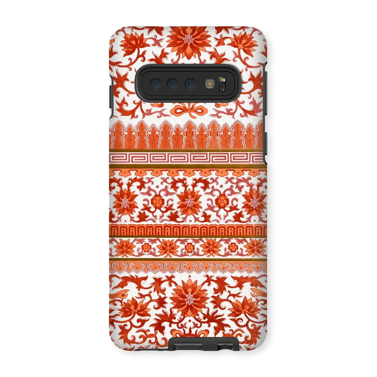 Fiery Chinese Floral Aesthetic Art Phone Case - Owen Jones - Samsung Galaxy S10 / Matte - Mobile Phone Cases
