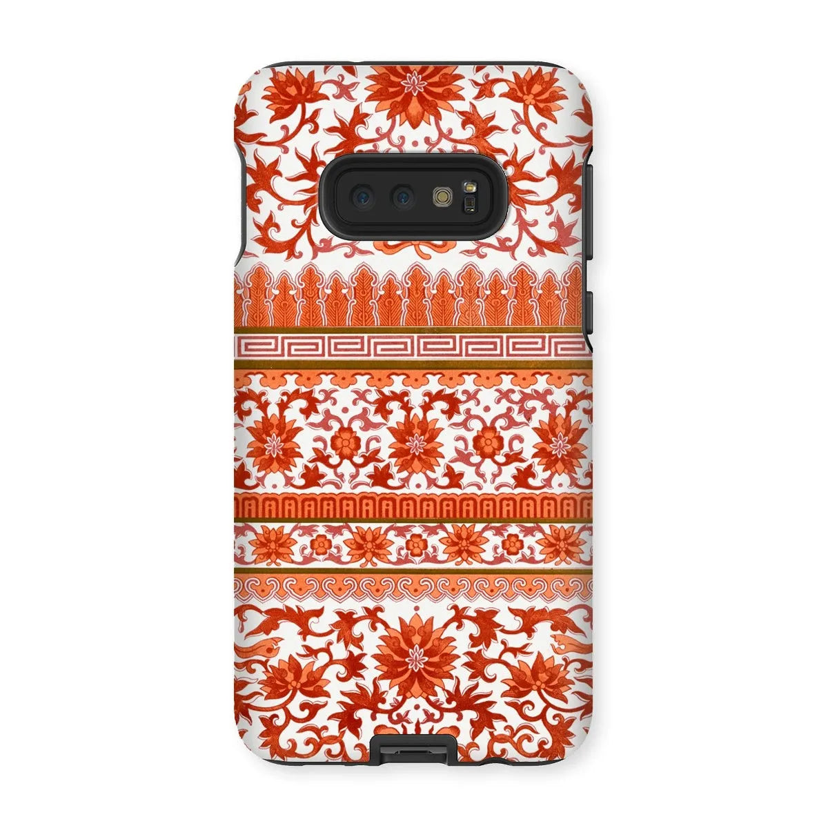 Fiery Chinese Floral Aesthetic Art Phone Case - Owen Jones - Samsung Galaxy S10e / Matte - Mobile Phone Cases