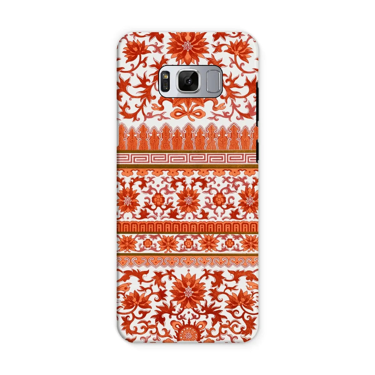 Fiery Chinese Floral Aesthetic Art Phone Case - Owen Jones - Samsung Galaxy S8 / Matte - Mobile Phone Cases - Aesthetic