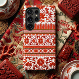 Fiery Chinoiserie Florals - Owen Jones Phone Case, Mobile Cases, Toby Leon