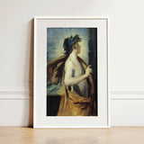 Figure of Apollo from ?The Forge Vulcan’ - John Singer Sargent Art Print / Canvas, 12x18’’ / 31x46cm / White Frame / Matboard, Posters Prints