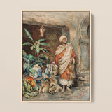Figure of a Moor - Carlo Ascenzi Art Print / Canvas, Carlo Ascenzi Art, Echo Clings, Ochre Walls