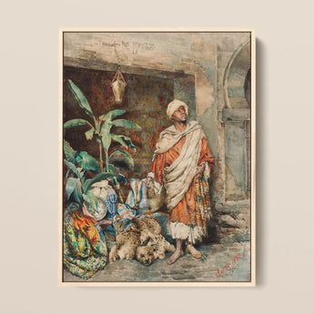 Figure of a Moor - Carlo Ascenzi Art Print / Canvas, Carlo Ascenzi Art, Echo Clings, Ochre Walls