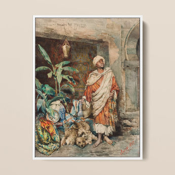 Figure of a Moor - Carlo Ascenzi Art Print / Canvas, Carlo Ascenzi Art, Echo Clings, Ochre Walls
