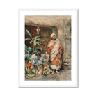Figure of a Moor Carlo Ascenzi Art Print, Orientalist Scene Man Turban
