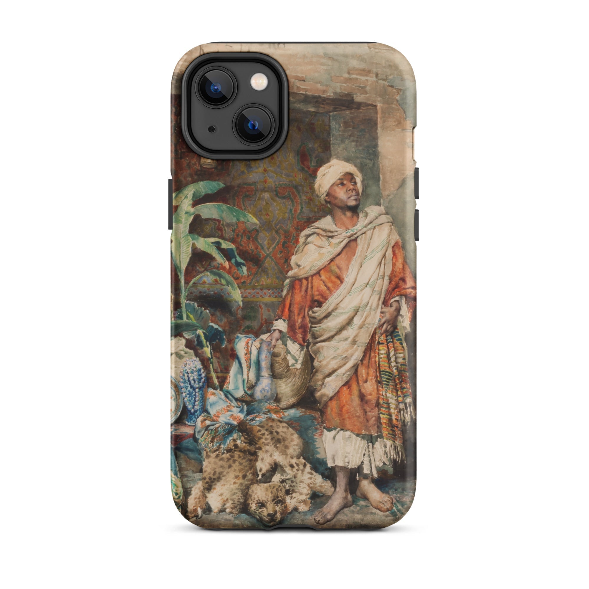 Figure of a Moor Carlo Ascenzi Iphone Case, 14 Plus / Matte, Artistic Phone Case