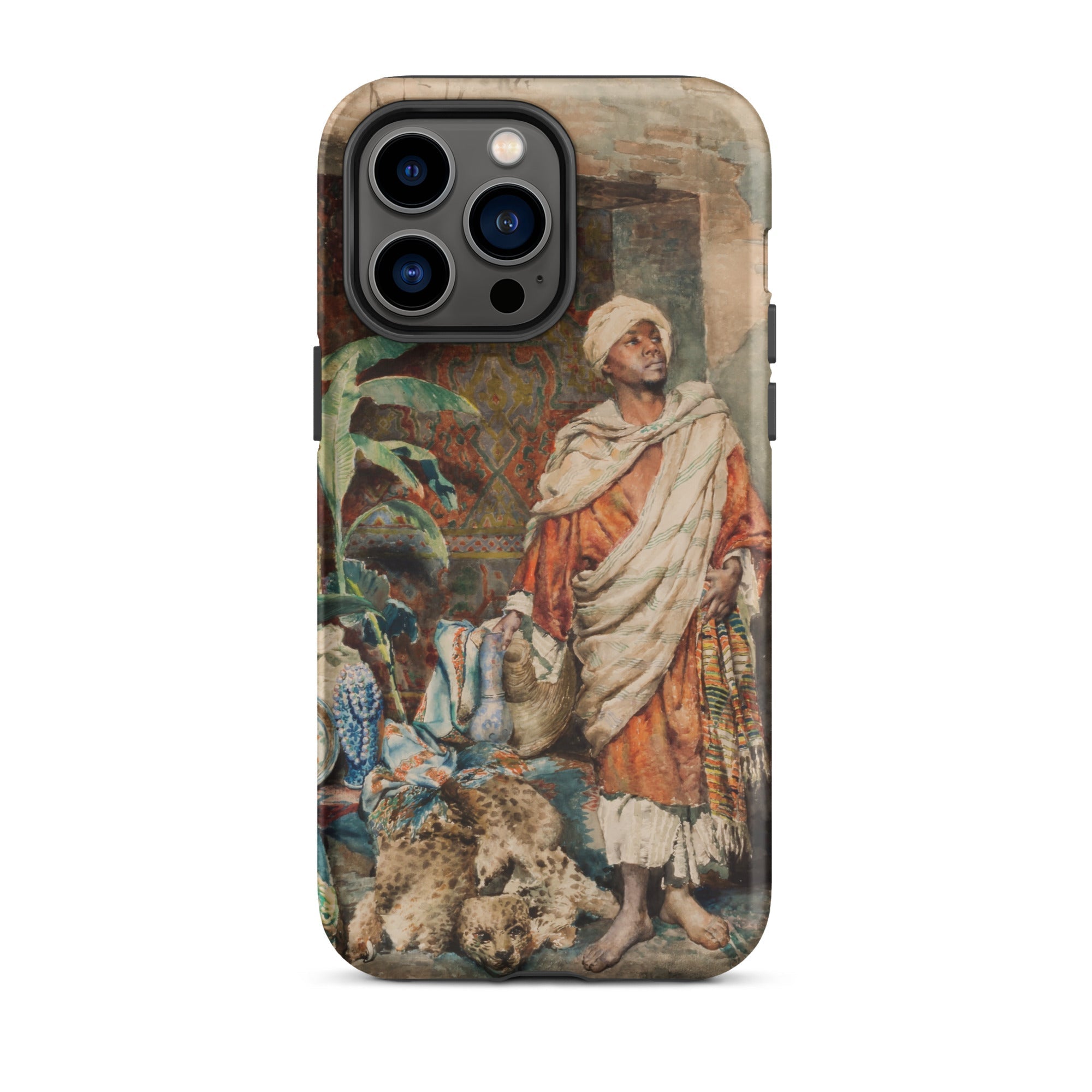 Figure of a Moor Carlo Ascenzi Iphone Case, 14 Pro Max / Matte, Artistic Phone Case