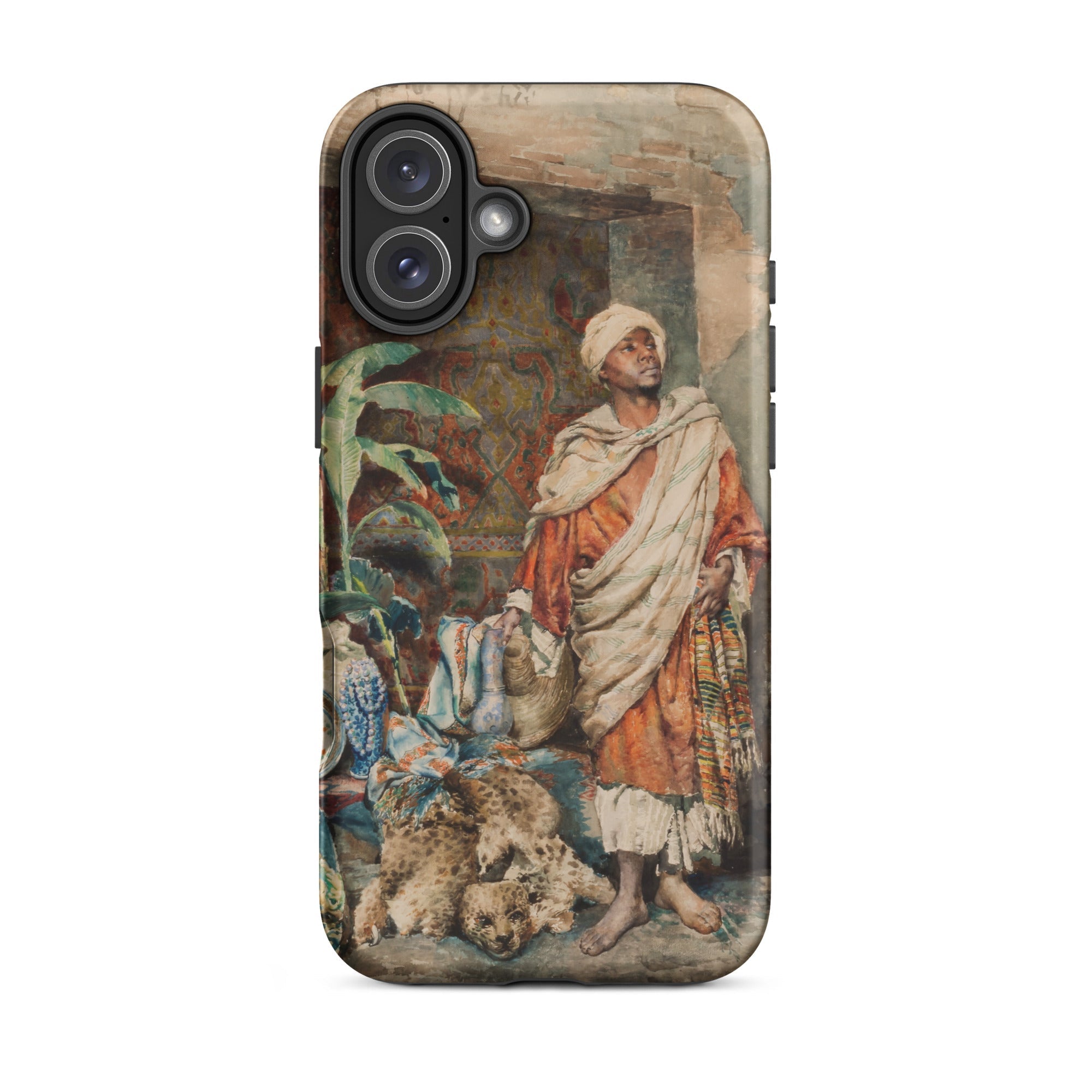 Figure of a Moor Carlo Ascenzi Iphone Case, 16 Plus / Matte, Artistic Phone Case