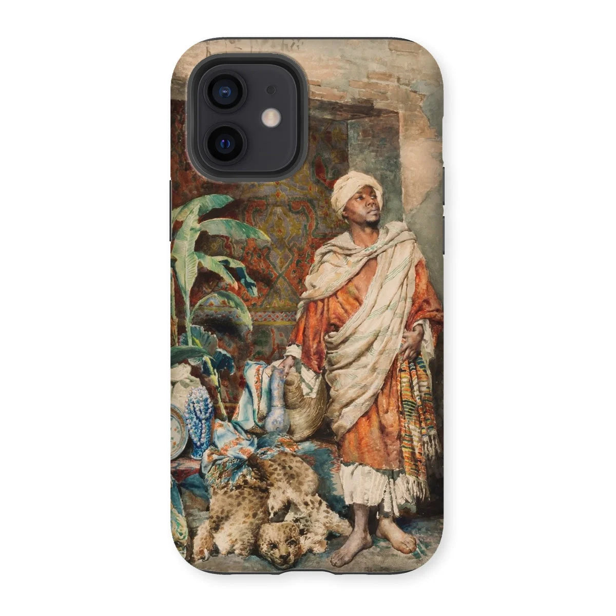 Figure of a Moor - Carlo Ascenzi Iphone Case - 12 / Matte