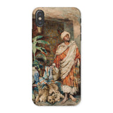 Figure of a Moor - Carlo Ascenzi Iphone Case, x / Matte, Phone Case Classical Middle Eastern Artwork Figures Traditional