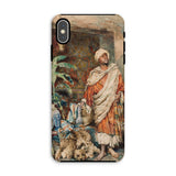 Figure of a Moor - Carlo Ascenzi Iphone Case, Xs Max / Matte, Phone Case Classical Artwork Figure White Orange Robes