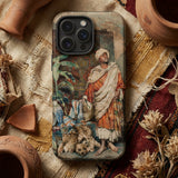 Figure of a Moor - Carlo Ascenzi Phone Case Vintage-style Phone Case Detailed Illustration African Man Traditional Carlo Ascenzi, Distant
