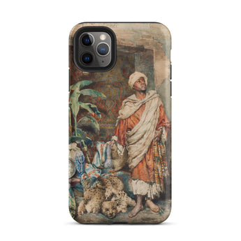 Figure of a Moor - Carlo Ascenzi Phone Case Iphone 11 Pro Max / Matte Artistic Phone Case Carlo Ascenzi, Distant Mediterranean Tides,