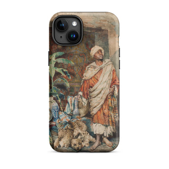 Figure of a Moor - Carlo Ascenzi Phone Case Iphone 15 Plus / Matte Artistic Phone Case Carlo Ascenzi, Distant Mediterranean Tides,