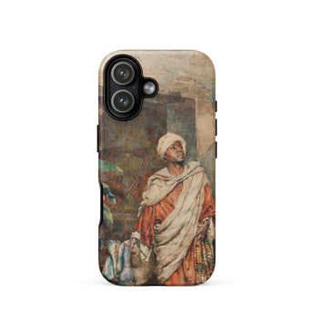 Figure of a Moor - Carlo Ascenzi Phone Case Iphone 17 / Matte Iphone 12 Case Vintage Painting Design Indian Man Carlo Ascenzi, Distant