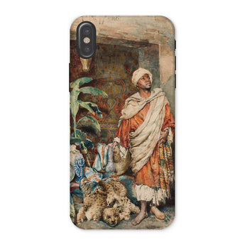 Figure of a Moor - Carlo Ascenzi Phone Case Iphone x / Matte Phone Case Classical Middle Eastern Artwork Figures Traditional Carlo Ascenzi,