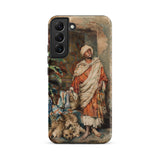 Figure of a Moor - Carlo Ascenzi Phone Case Samsung Galaxy S22 Plus / Matte Vintage-style Phone Case Detailed Illustration Man Traditional