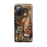 Figure of a Moor - Carlo Ascenzi Samsung Case, Galaxy S20 Fe / Matte, Smartphone Printed Case Painting Man Traditional Attire Basket
